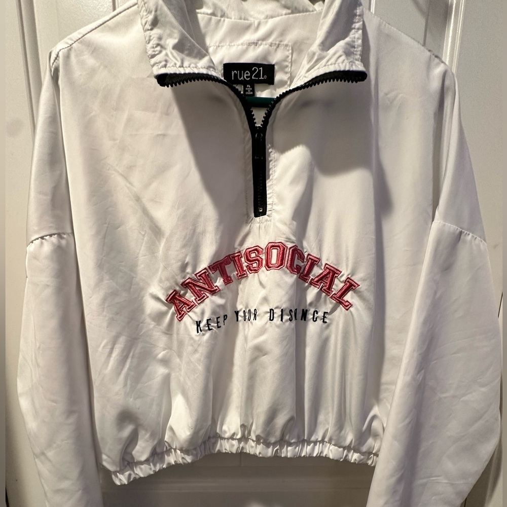 “Anti-Social” Windbreaker